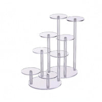 Perfume Display Stand Round Tiered Display Stand Space Saving