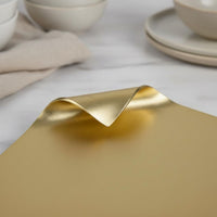 Corner Tray Mirror Polished Square Metal Tray Rust Resistant for Dining Table