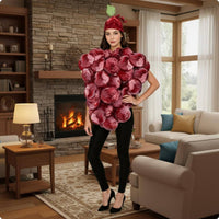 Vine-Fruit-Cluster Costume Glossy Vine-Fruit Outfit Oversized for Adults