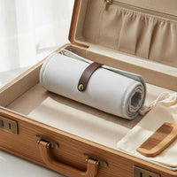 Vacation Jewelry Organizer Transparent Pockets Portable Jewelry Case Snap Closure Untangled Necklace Holder for Home Storage