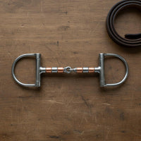 D-Shaped with Copper Rollers Long-Lasting Equine Tack Polished Mouthpiece