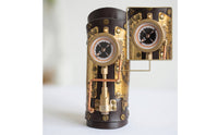 Wrist Bracer with Compass Steampunk Bracer Industrial Arm Cuff for Cosplayers, Theater