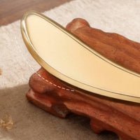 S-Shaped Massage Tool with Chart Metal Massager Polished for Travel