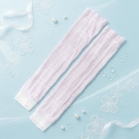 Bowknot Pearl Arm Sleeves Breathable Protection Arm Sleeves High Elasticity