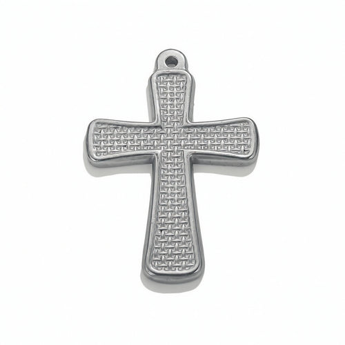Cross Pendant with Loop Decorative Cross Dangle Charm Lightweight