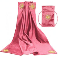 Divination Tablecloth and Pouch Set Square Shape Divination Cloth Set Folded Top