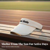 Protection Vented Top Sun Hat UPF 50+ Vented Top Sun Visor Breathable for Golfers, Runners, Beach, Travel