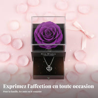 Preserved Blossom Jewelry Box Long Lasting Eternal Blossom Gift Box with Drawer