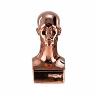 Mannequin Head Stand Glossy Finish Hat Display Bust Smooth Surface for Countertop, Showroom