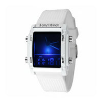 Double Display Watch Fashionable Design Double Display Wristwatch Analog Digital Watch Multi-Function Perfect Gift for Teens