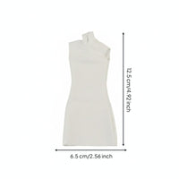 1/6 Doll Turtleneck Mini Dress Cloth Material 1/6 Scale Dress Realistic Look