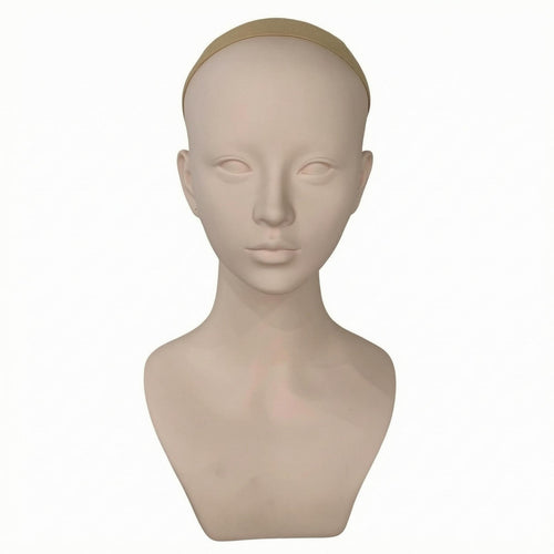 Mannequin Head Bust Break Resistant Mannequin Head with Shoulders Sturdy
