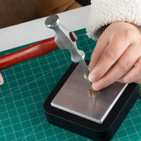 Jewelry Stamping Block Anti-Vibration Steel Bench Block Shock Absorbing