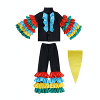 Children's Costume Stand Collar Jazz Performance Outfit Lined Inside for Cosplay