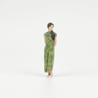 Qipao Figure Standing Model Traditional for Hobbyists