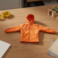 1:6 Scale Hooded Jacket Functional Fastener 1:6 Scale Combatant Coat Miniature Windbreaker Fashionable Design Action Figure Zip