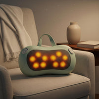 Shiatsu Massage Pillow Wireless Shiatsu Neck Massager Ergonomic Design for Car