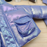 Shiny Rose Doll Jacket Soft Material Miniature Winter Coat Easy to Wear