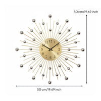 Glowing Burst Wall Sunburst Timepiece Modern Glowing Burst Sunburst Timepiece