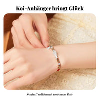 Koi Pendant Bracelet Meaningful Gift Red String Bracelet Symbolic Design