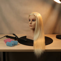 Mannequin Head with Shoulders Thick Hairdressing Doll Washable for Hairdressers