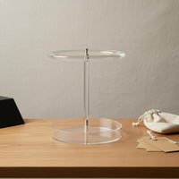 Jewelry Display Transparent Acrylic Earring Holder Stand Multi-Tier for Bedroom