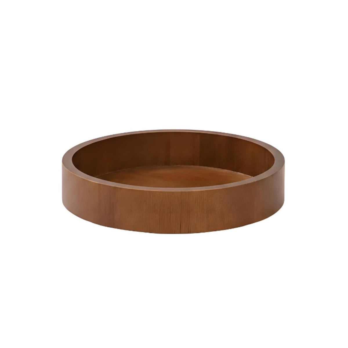 Rotating Storage Tray Wooden Cosmetics Tray 360 Degree Rotation