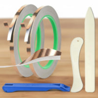 5 Pieces Stained Glass Foiling Tape for Paper Circuits, Crafters