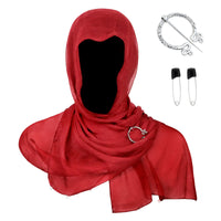 Lightweight Wrap Scarf Rectangular Gauze Shawl Skin-Friendly Shawl Wrap for Headwear