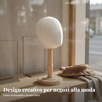 Hat Display Mannequin Easy Assembly Mannequin Head Hat Holder Stable Base