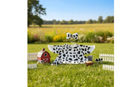 23 Inch Goose Clothes Cow Print Goose Costume for Yard, Farm