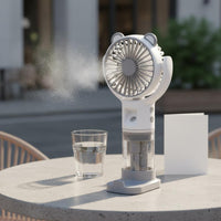 USB Spray Fan 3 Wind Speeds Personal Appliance Portable for Office, Travel, Kids