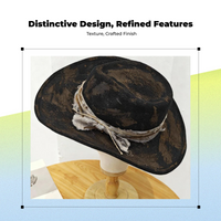 Witch Hat, Distressed Large Fedora, Cosplay Accessory