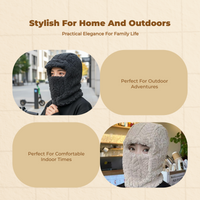 Winter Hat Thick Fleece-Lined Cap Outdoor Protection Men