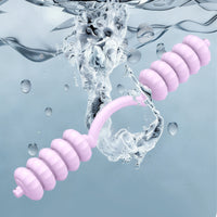 Handheld Face Exerciser Ribbed Ends Jawline Training Tool Ergonomic Shape