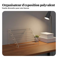 Acrylic Display Riser Multi-Functional Clear Tiered Stand Multifunctional