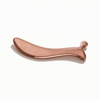 S-Shaped Massage Tool with Chart Metal Massager Polished for Travel
