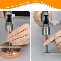 Jewelry Stamping Tool Kit Ergonomic Rubber Handle for Crafters, Beginners