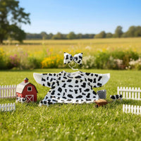 23 Inch Goose Clothes Cow Print Goose Costume for Yard, Farm