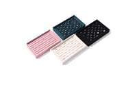 Band Display Stand Scratch Resistant Velvet Band Tray for Vanity Table