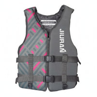 Neoprene Life Jacket Black and Gray Buoyancy Support Vest Range of Motion