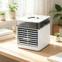 USB Desktop Air Cooler Compact Desktop Air Conditioner Quiet for Home, Students