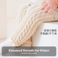 Fleece Lined Baby Leg Sleeves Soft & Comfortable Baby Crawling Knee Pads Infant Crawling Knee Pads Elastic & Stretchable