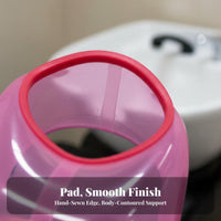 Anti-Runoff Plastic Perm Water Trough Leak-Proof Hairdressing Neck Tray Waterproof for Hairstylists, Barbers, Barbershop, Beauty School