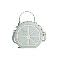 Citrus Slice Handbag Fun Lemon Handbag Convertible for Women, Teens