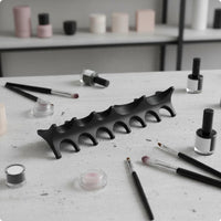 Fishbone Nail Holder Compact Silicone Nail Pen Stand Portable for Beauty Studio