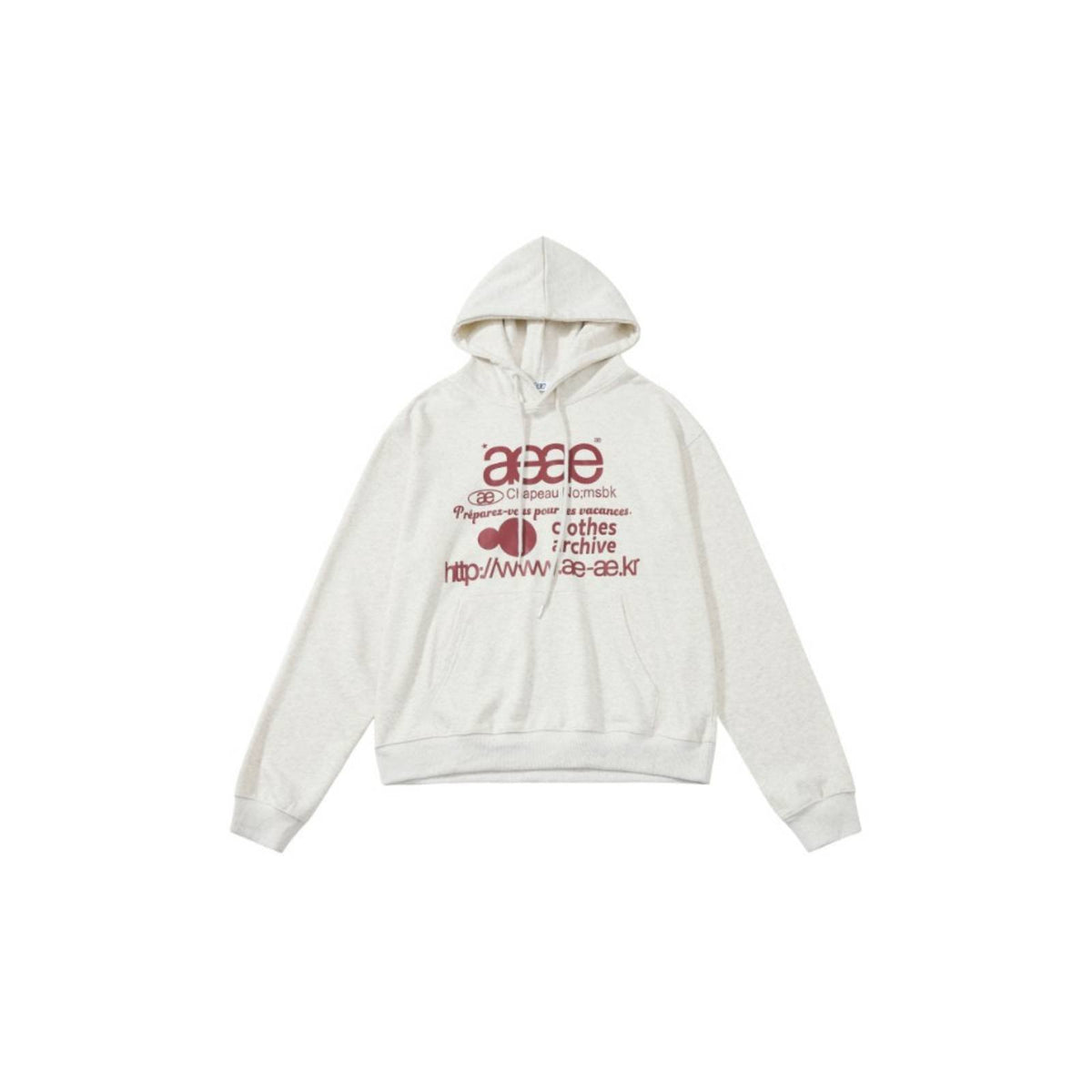 Letter Print Hoodie, Unisex, Long Sleeve, Korean Style, Loose Fit