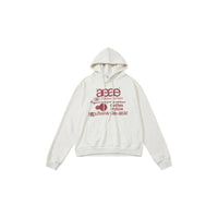 Letter Print Hoodie, Unisex, Long Sleeve, Korean Style, Loose Fit