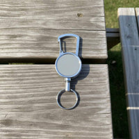 Carabiner Reel Key Holder Engraved Carabiner Badge Reel Sturdy