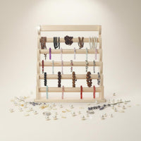 Solid Wood Bracelet Organizer Large Capacity for Dresser Top, Boutique Owners